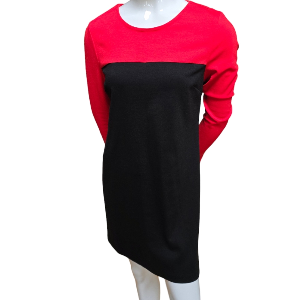 Michael Kors Sheath Colorblock Stretch Dress